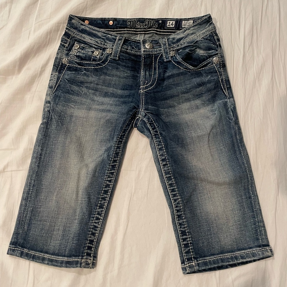 Miss Me Girls Bermuda Shorts Size 14